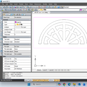 DWG 101-07 نصف نجمية